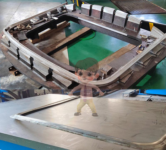 型材拉彎加工成型的工藝流程